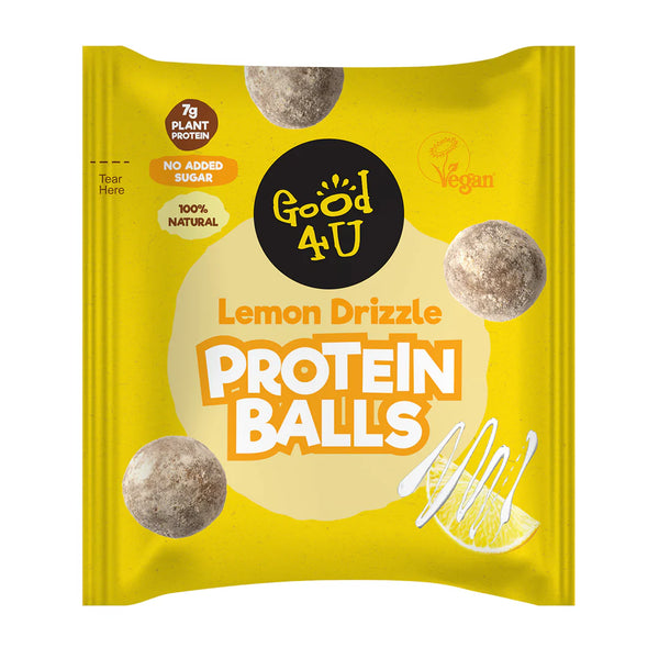 Lemon Drizzle Protein Balls